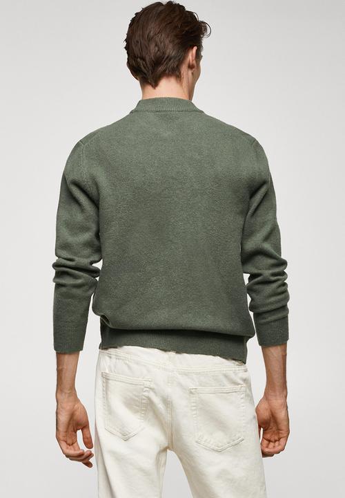 MANGO - Sweater skyler - medium green