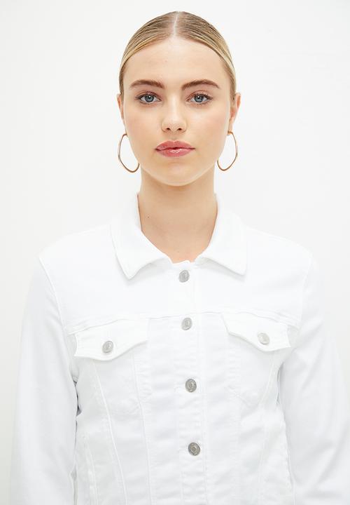 GUESS - Sexy trucker jacket - optic white