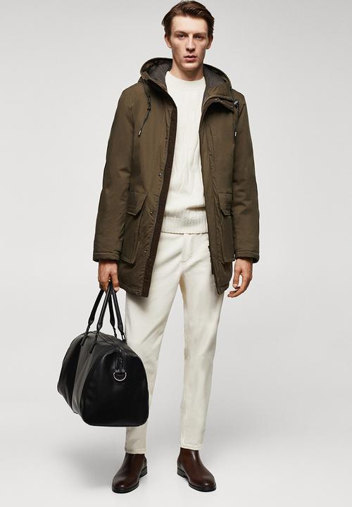 MANGO - Parka piran - khaki
