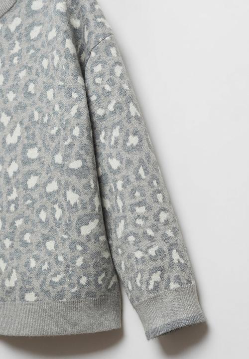 MANGO - Sweater animal5 - grey