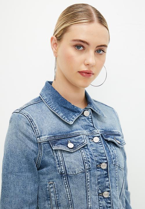GUESS - Sexy trucker jacket - atlas indigo wash