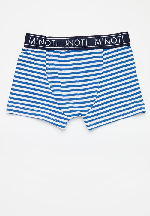 MINOTI - Boys multi stripe 3 pack boxers - multi 