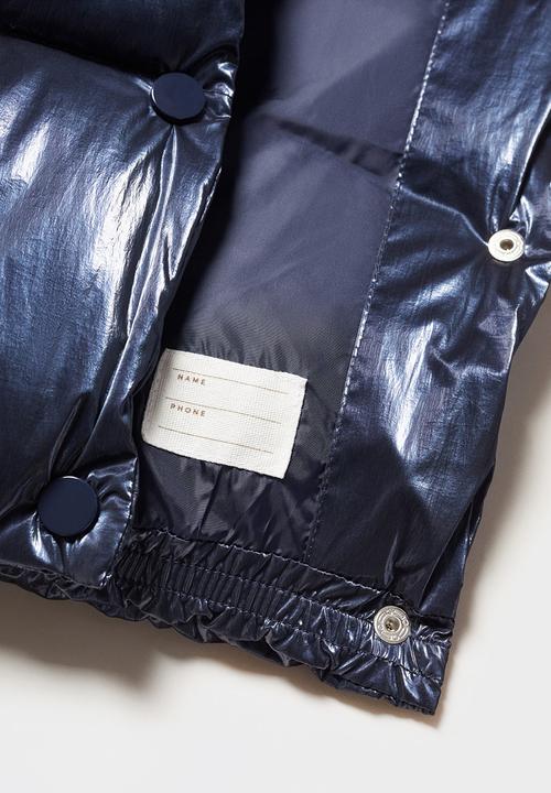 MANGO - Waistcoat sidney - navy