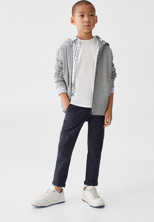 MANGO - Trousers cargo - navy
