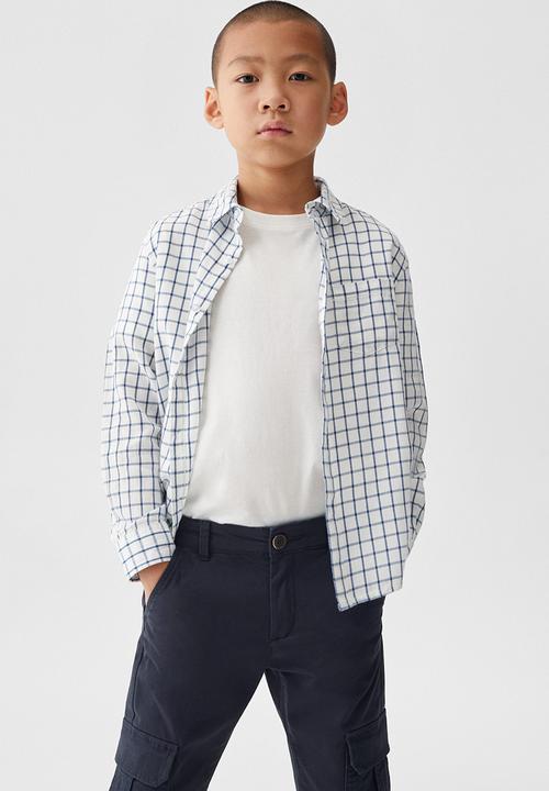 MANGO - Trousers cargo - navy