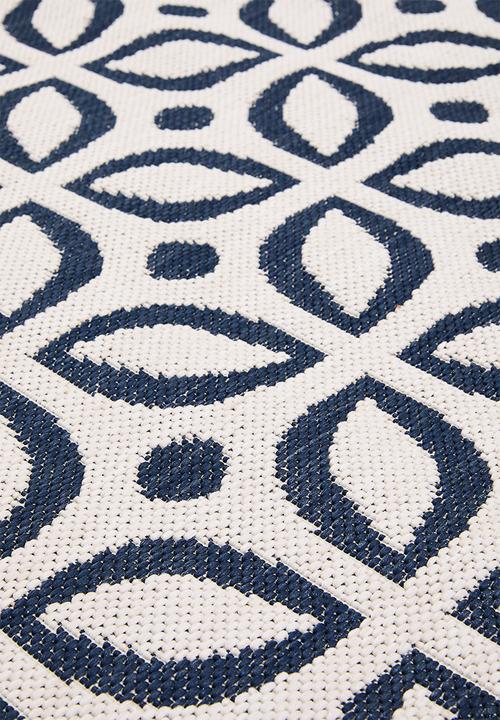 Hertex Haus - Fezco outdoor/ kitchen runner - Blue