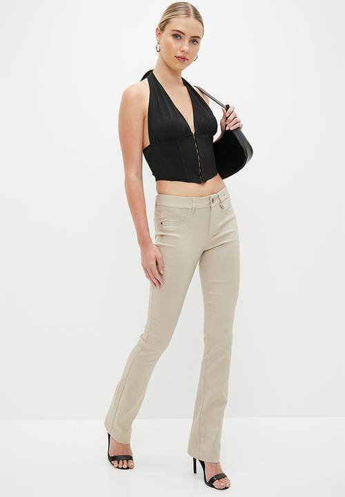 SISSY BOY - Storm trouser Mid-rise - stone