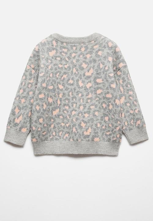 MANGO - Sweater animalb - grey