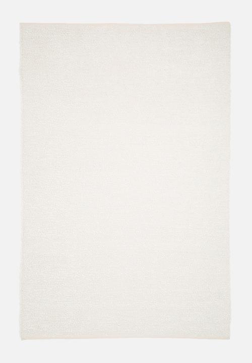 Sixth Floor - Boucle hand woven rug - natural & brown
