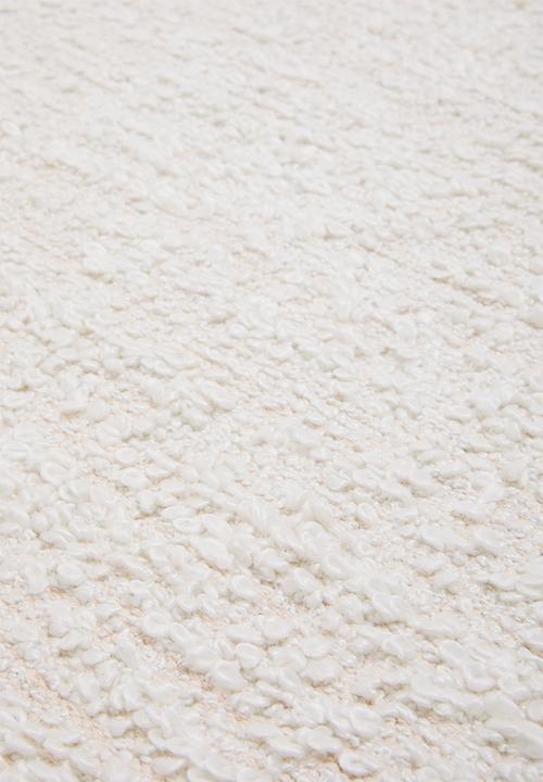 Sixth Floor - Boucle hand woven rug - natural & brown
