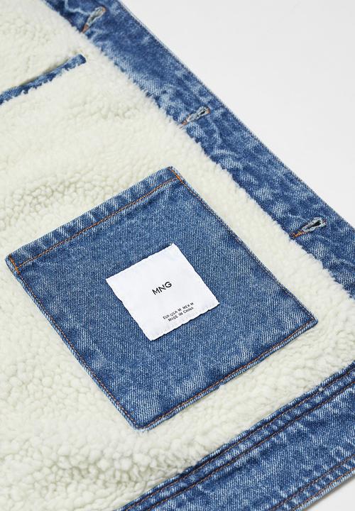 MANGO - Jacket wasp - blue