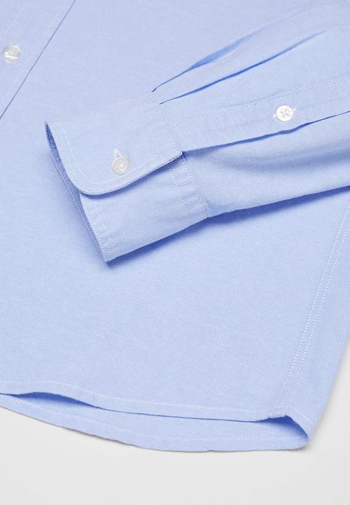 MANGO - Shirt oxford - sky blue