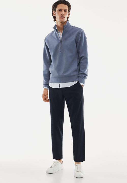 MANGO - Swetashirt ibizape - whistle blue
