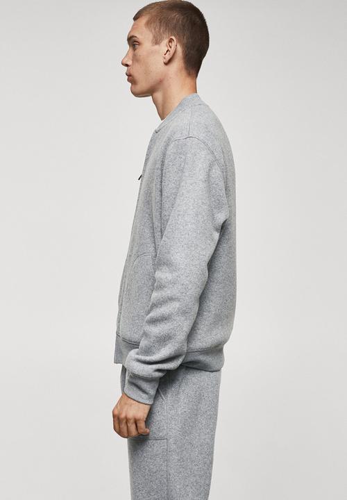 MANGO - Sweatshirt cozyb - medium grey