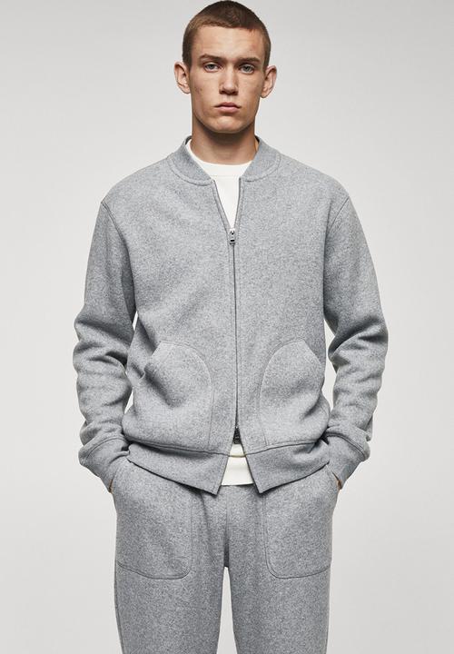 MANGO - Sweatshirt cozyb - medium grey