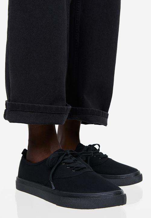 H&M - Canvas trainers - black