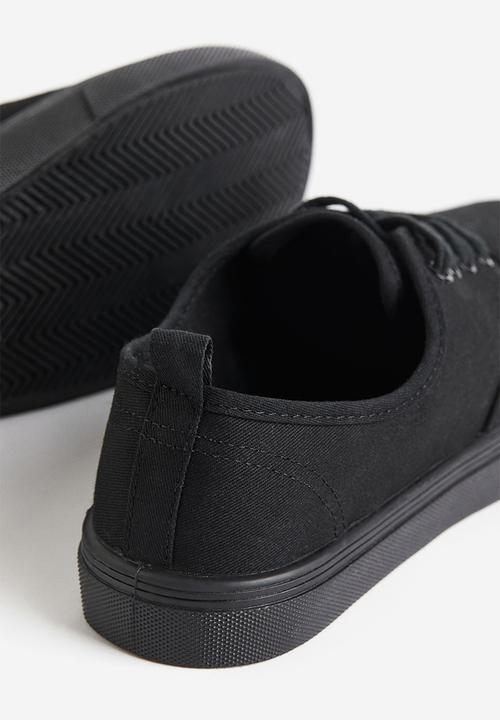 H&M - Canvas trainers - black