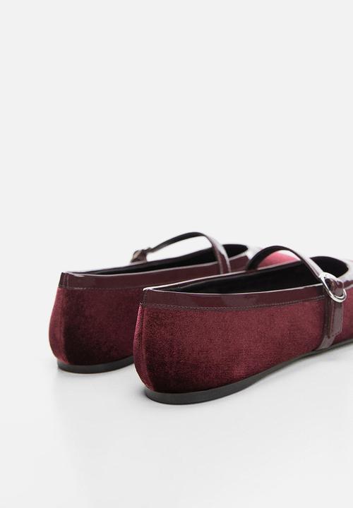 MANGO - Bella pump - dark red