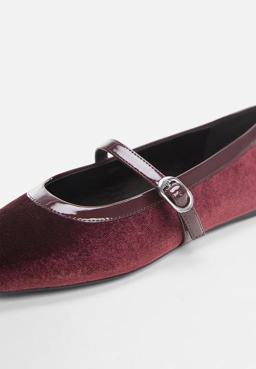MANGO - Bella pump - dark red