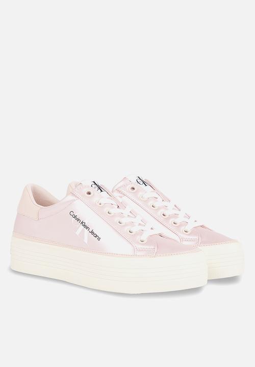 Calvin Klein - Vulc flatform laceup ny pearl wn - Pearlized Peach Blush