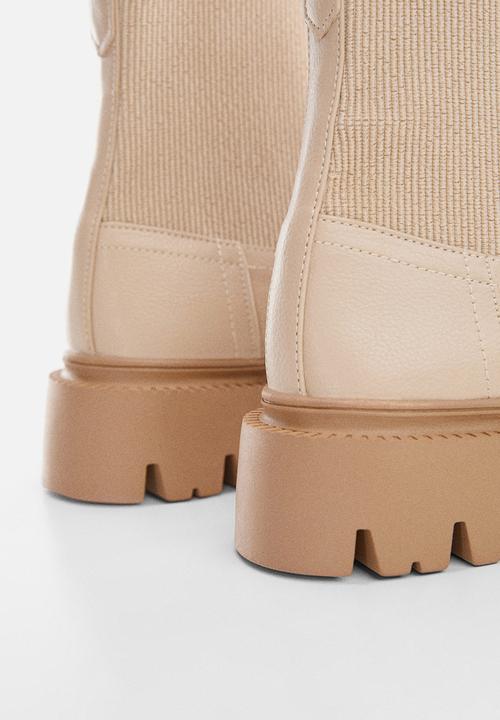 MANGO - Mochi1 ankle boot - light beige