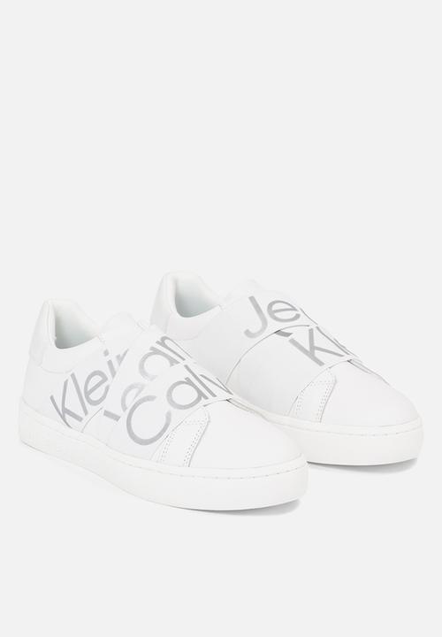 Calvin Klein - Classic cupsole elastic wn - Bright White/Reflective