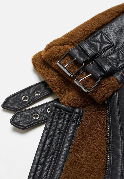 MANGO - Jacket krawitz - black