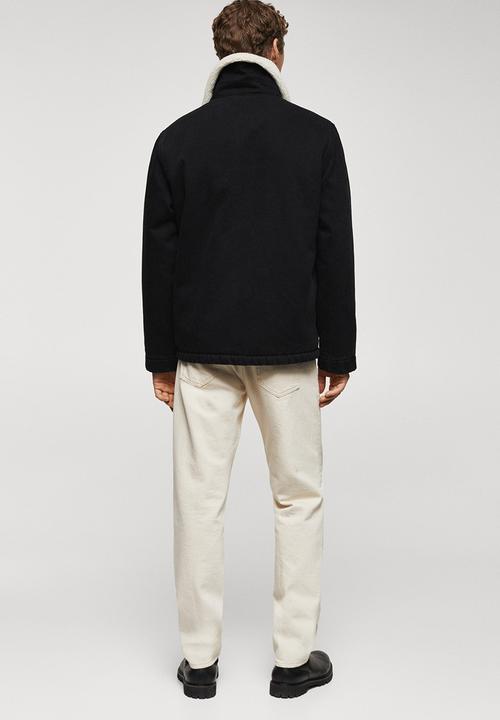 MANGO - Jacket union - black denim