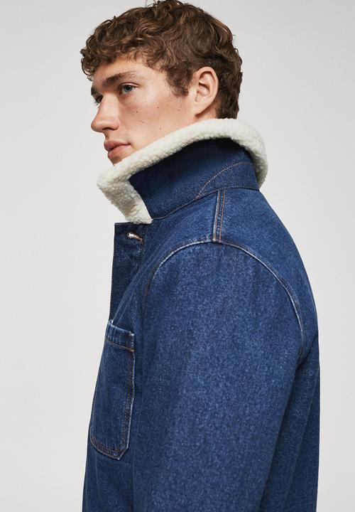 MANGO - Jacket union - blue