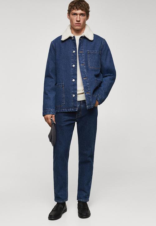 MANGO - Jacket union - blue