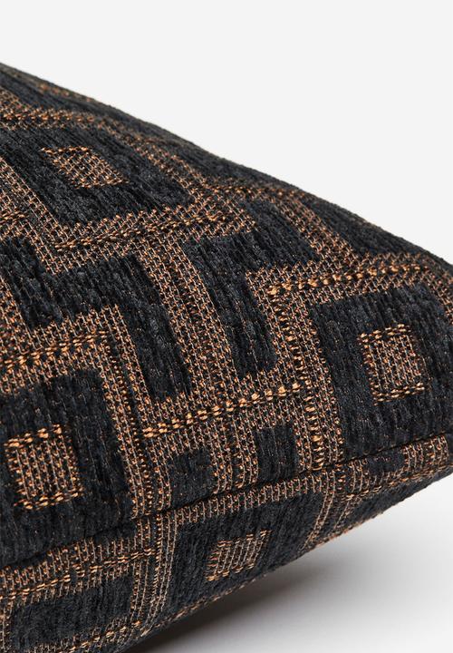 H&M - Jacquard-weave cushion cover - brown