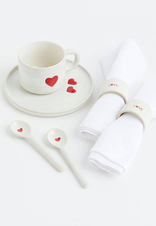 H&M - Stoneware cup - white