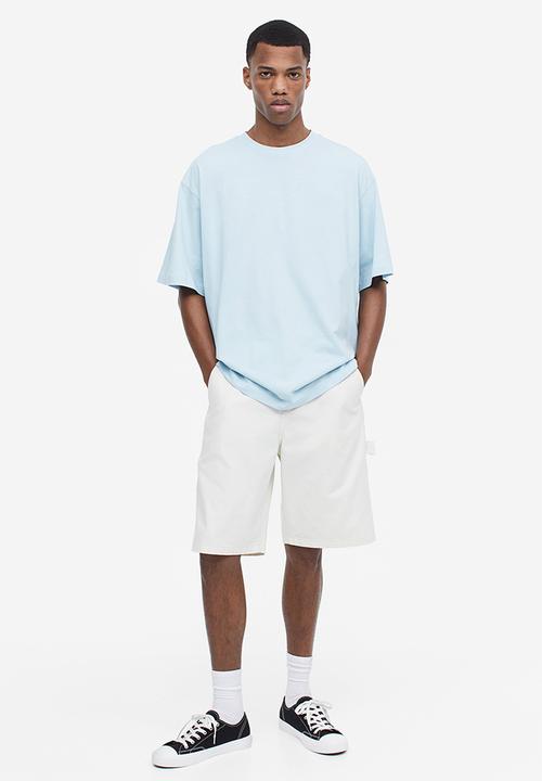 H&M - Relaxed fit t-shirt - light blue