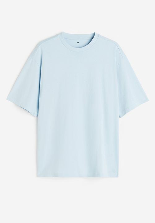 H&M - Relaxed fit t-shirt - light blue
