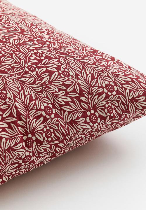 H&M - Patterned cushion cover - red