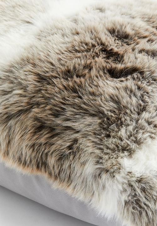 H&M - Fluffy cushion cover  - grey