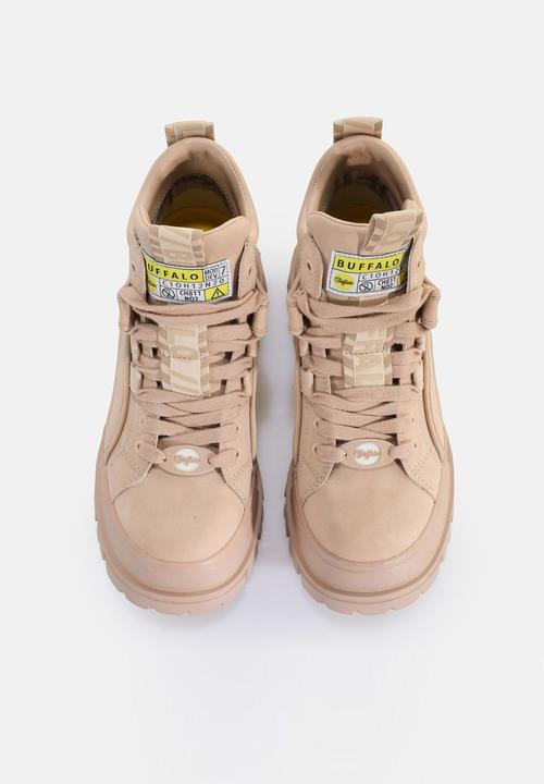 BUFFALO - Aspha nc mid laceup - light pink