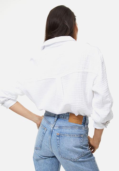 H&M - Cotton shirt - white