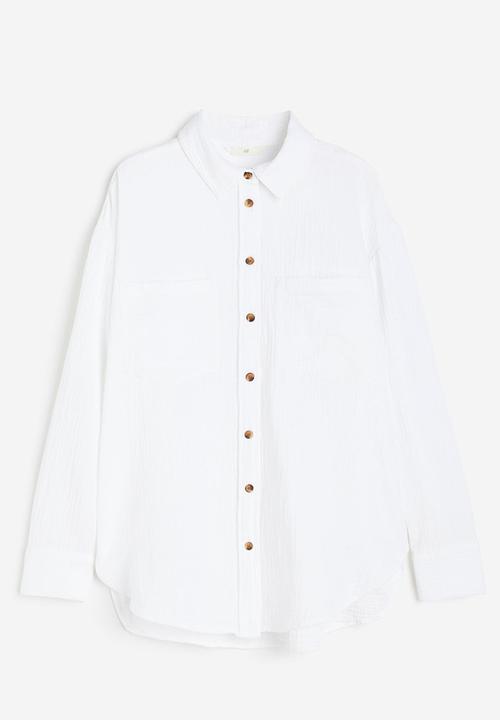 H&M - Cotton shirt - white