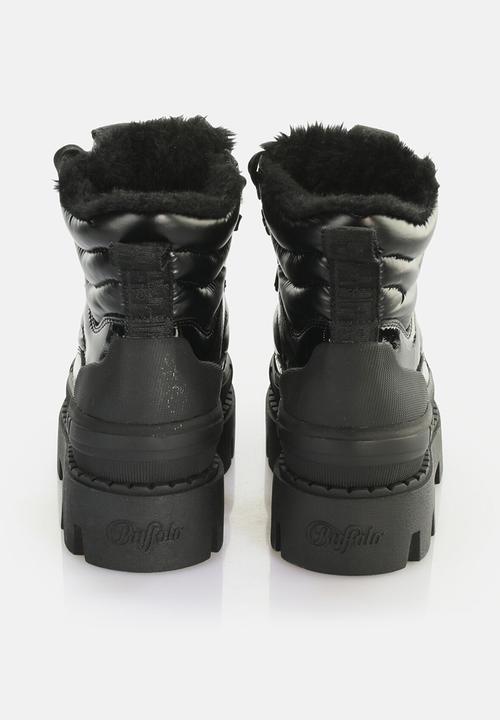 BUFFALO - Raven snow lace-up mid - black