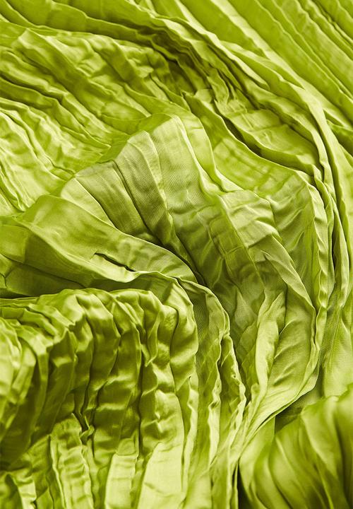 H&M - Pleated tunic dress - olive green