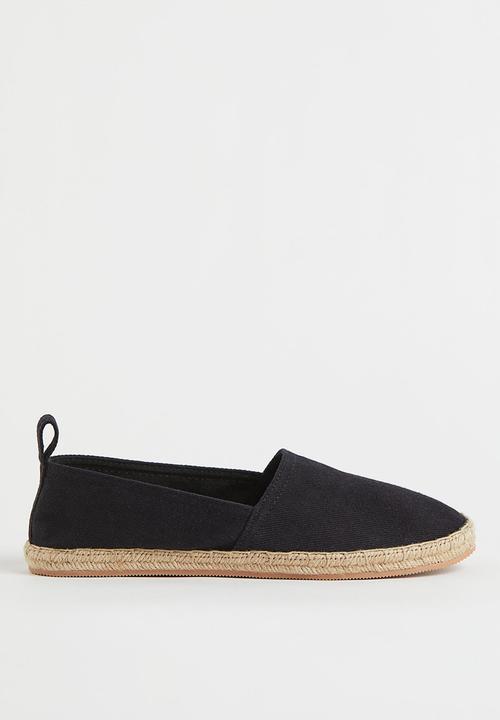 H&M - Cotton espadrilles - black