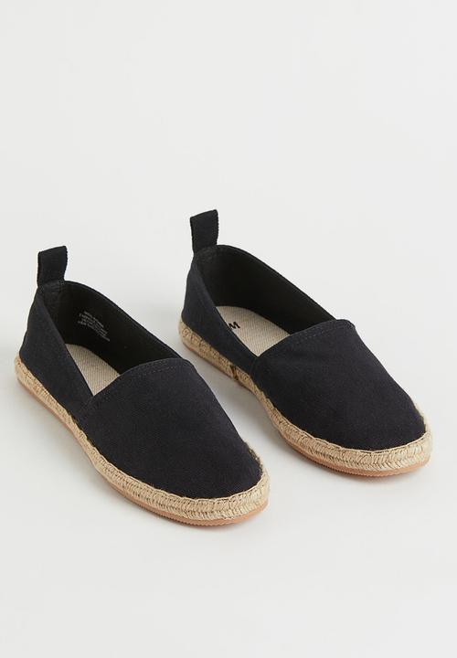 H&M - Cotton espadrilles - black