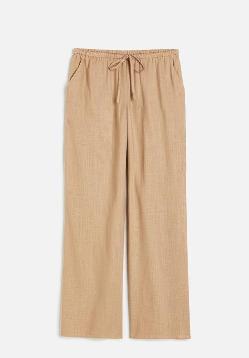 H&M - Wide trousers - beige