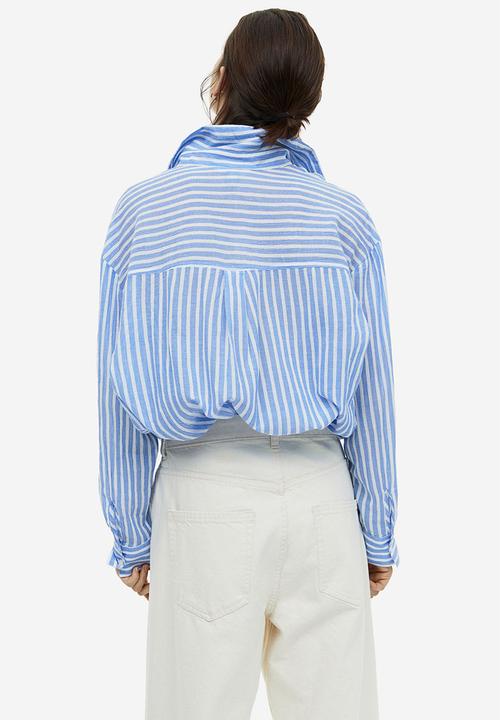 H&M - Cotton shirt - blue