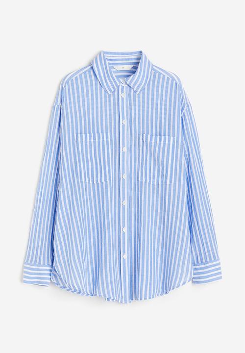 H&M - Cotton shirt - blue