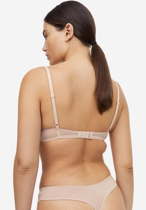 H&M - Push-up lace bra - pink