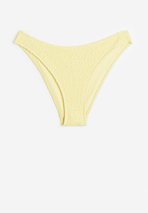 H&M - High-leg bikini bottoms - yellow