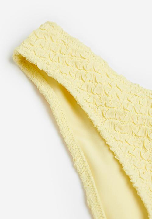 H&M - High-leg bikini bottoms - yellow