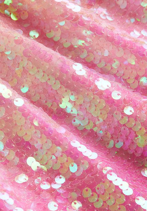H&M - Sequined skirt - bright pink